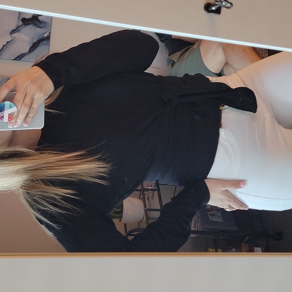 Modern Citizen Stevie Long-Sleeve Wrap Sweater - Picture 12 of 15